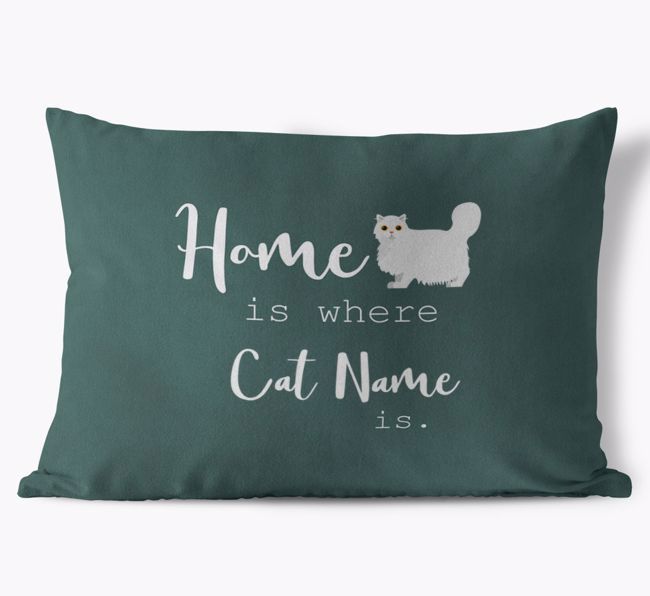 Home Is Where... : Personalised {breedCommonName} Soft Touch Cushion